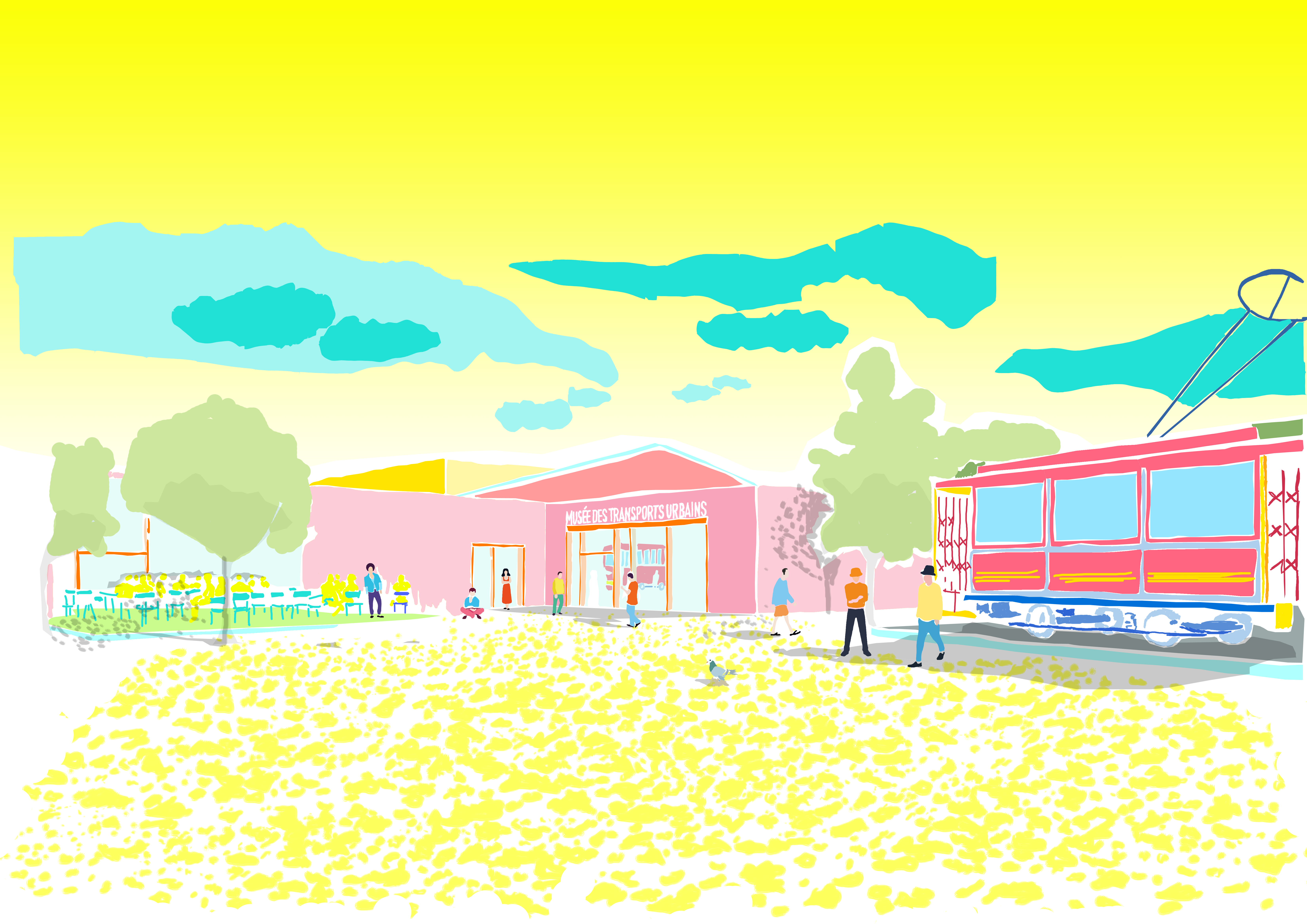 Chelles - Halle Gourmande et musée des transports